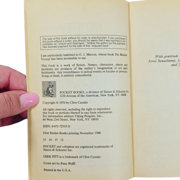 Raise The Titanic! by Clive Cussler - Paperback - A Dirk Pitt Adventure - Picture 3 of 5